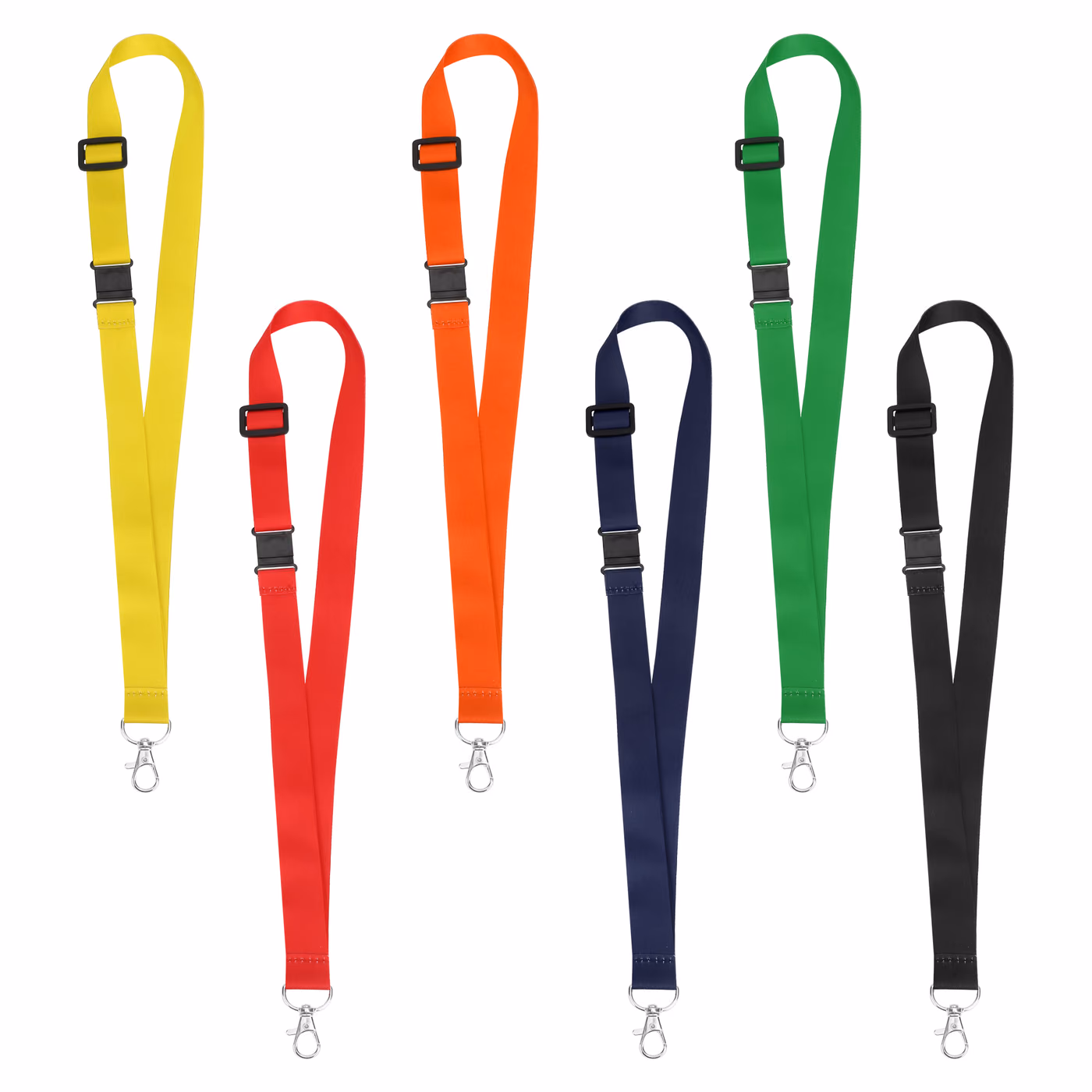 Custom 3/4" Full Color Adjustable Lanyard W/ Safety Breakaway