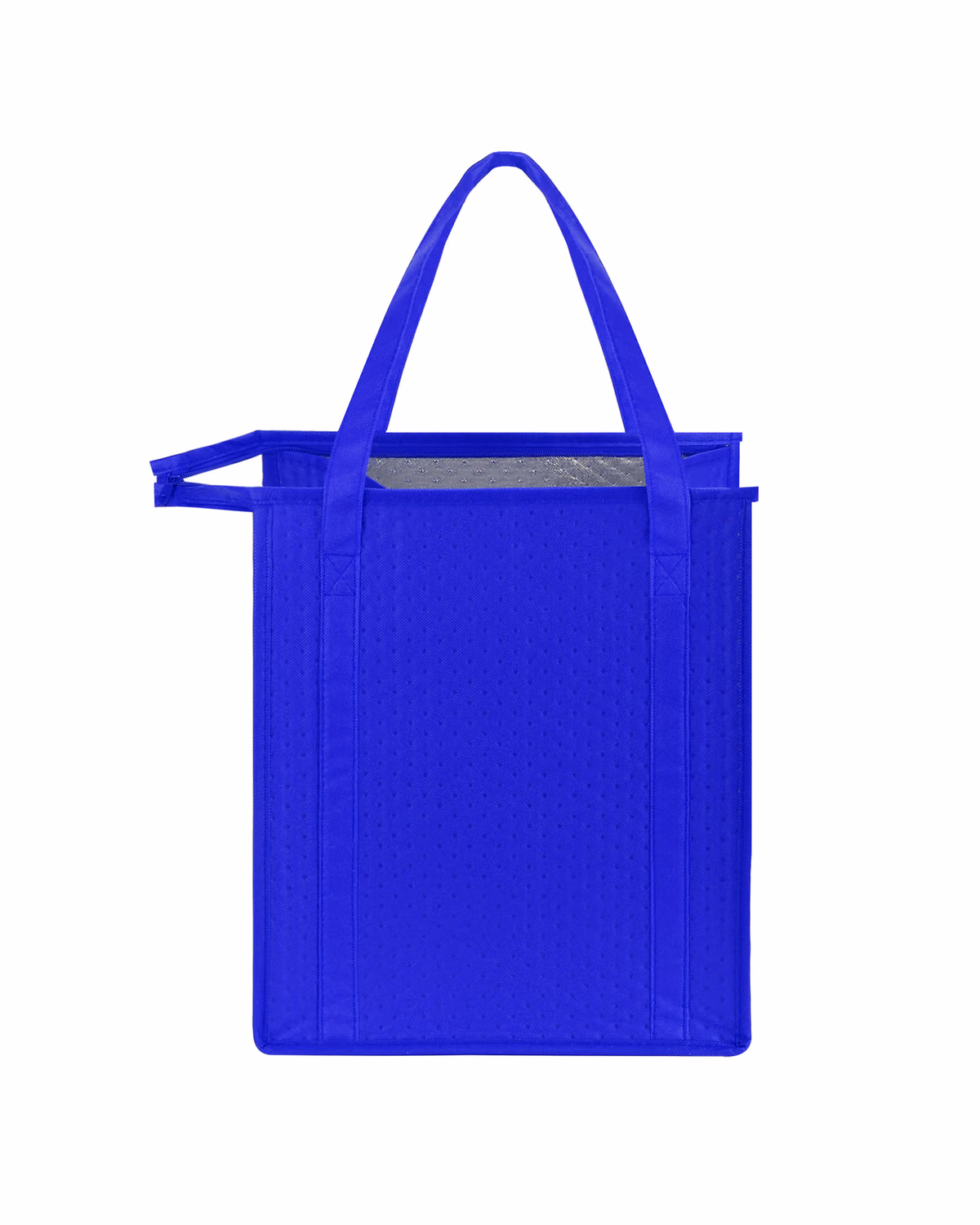 Custom Thermal Non-Woven Insulated Cooler Tote Bag-13"X15"X10"(Ocean) - Royal Blue