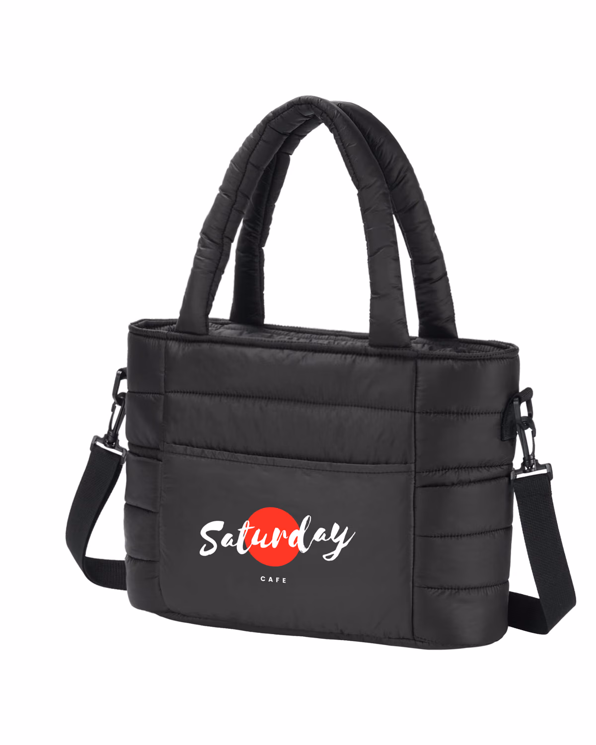 Custom Modern Quilted Puffer Insulated Cooler Tote
