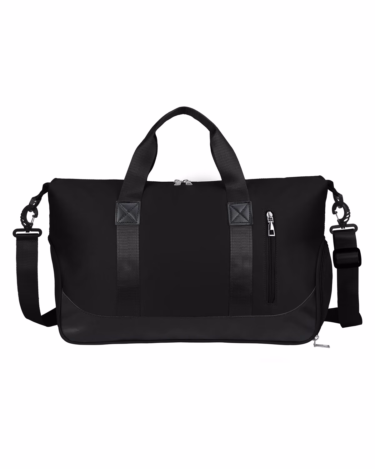 Custom Gym Dry Wet Separated Duffel Bag - Black