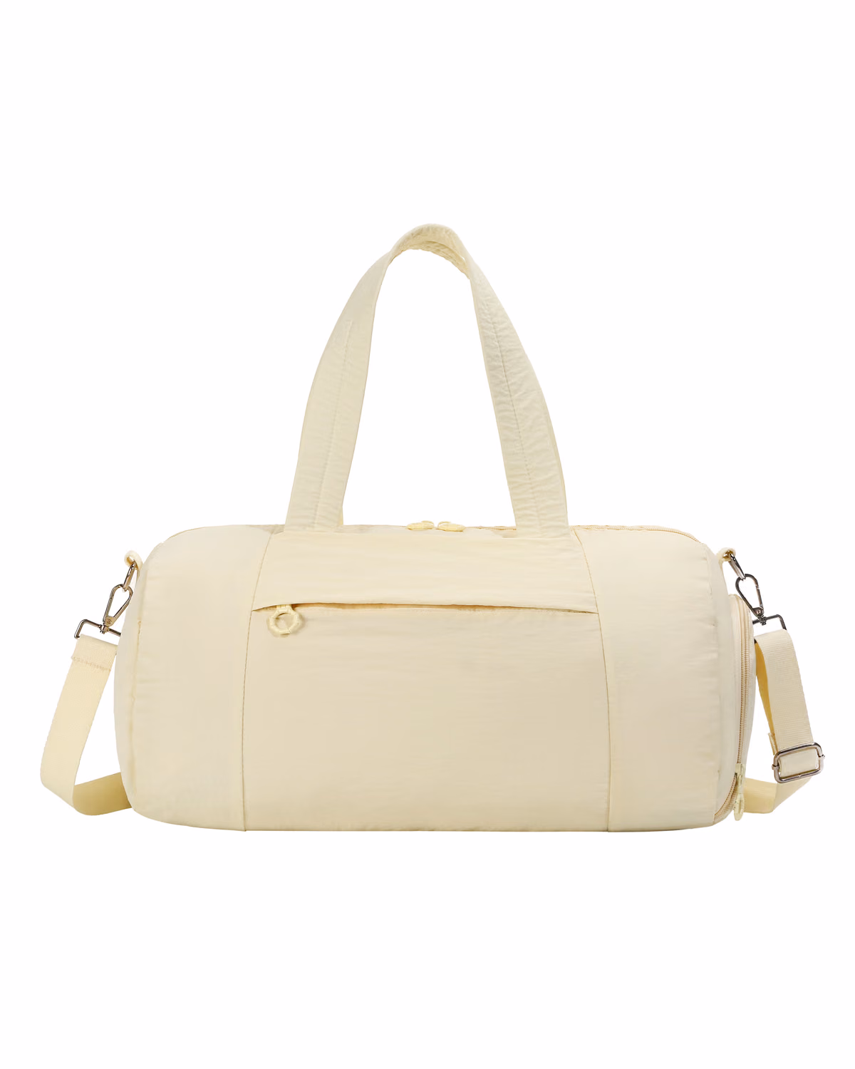 Custom Weekend Duffel Bag With Shoe Compartment - Beige