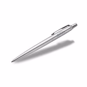 Custom Parker Jotter London Retractable Ballpoint Pen ( Stainless Steel Silver CT)