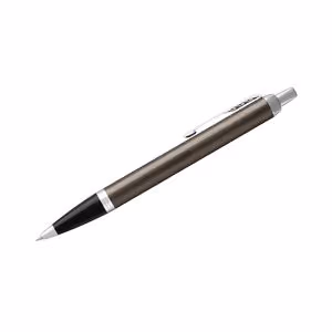 Custom Parker IM Retractable Ballpoint Pen (Dark Espresso CT)