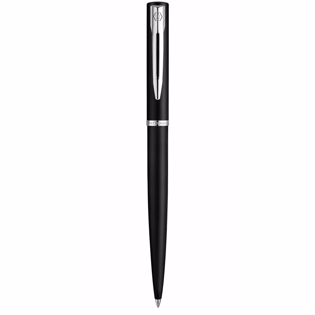 Custom Waterman Allure black CT ballpoint pen product photo for corporate gifts and executive branding