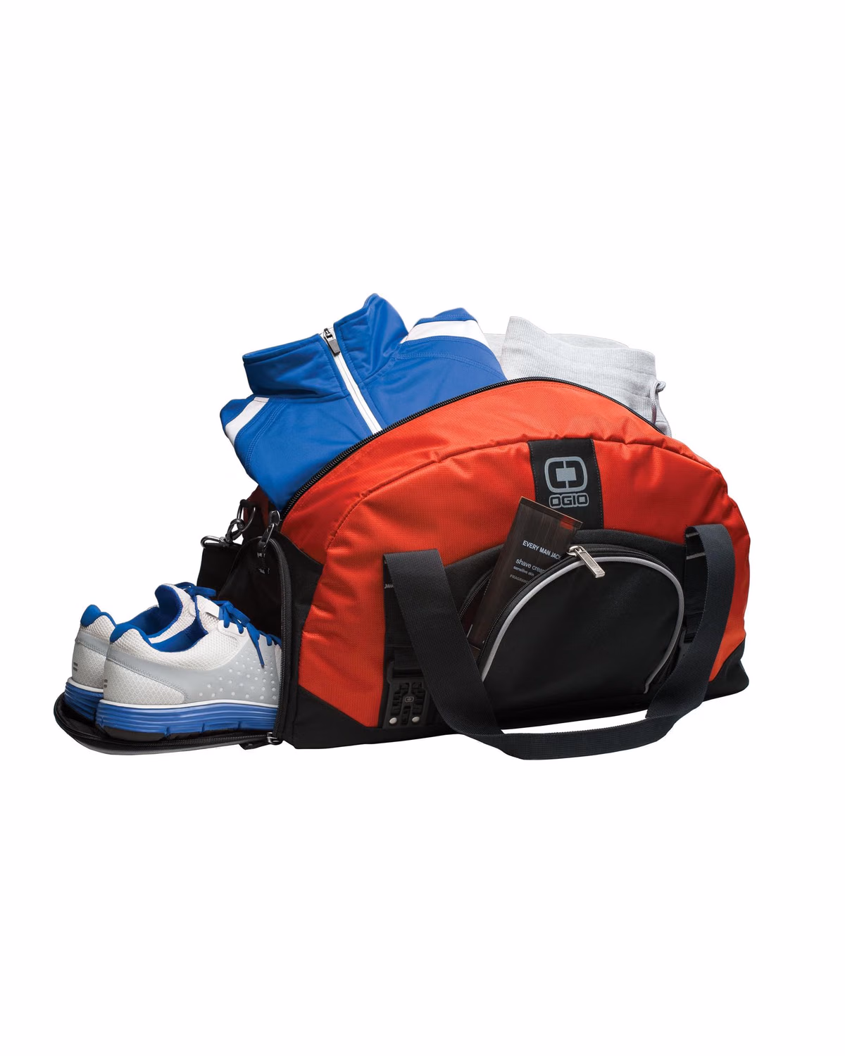 Custom OGIO Big Dome Duffel - Navy detail