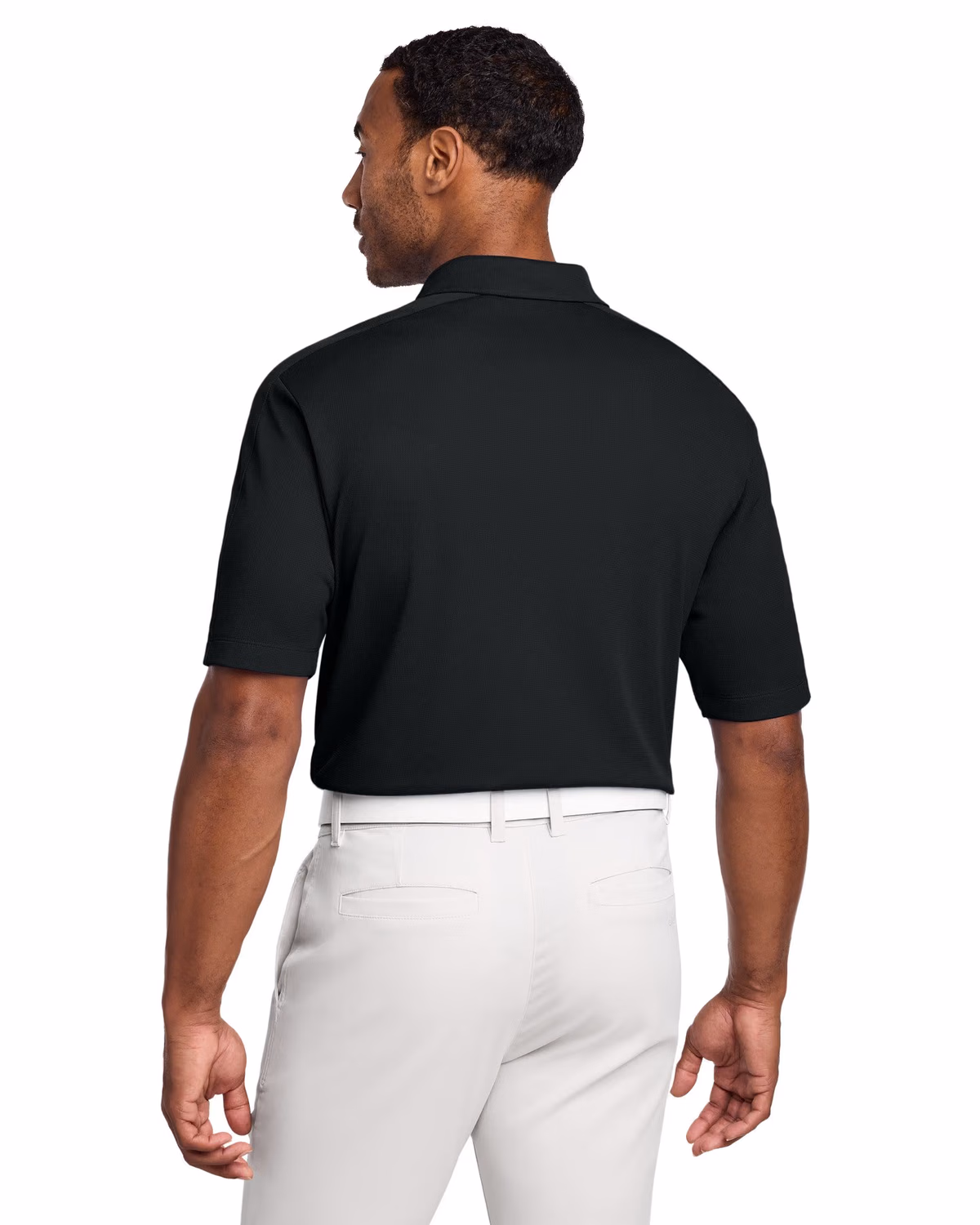 Custom Nike Tech Sport Dri-FIT Polo - Black back