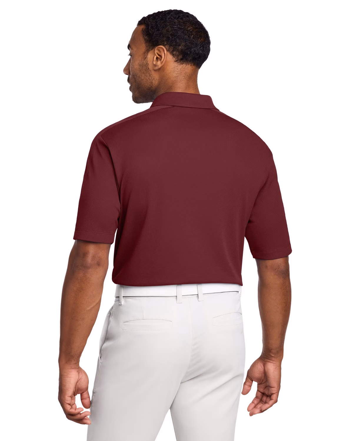 Custom Nike Tech Sport Dri-FIT Polo - Team Red back