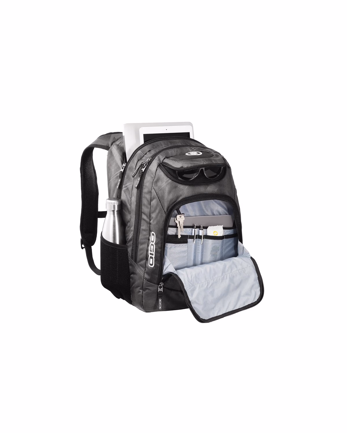 Custom OGIO Excelsior Pack - Black/ Silver detail