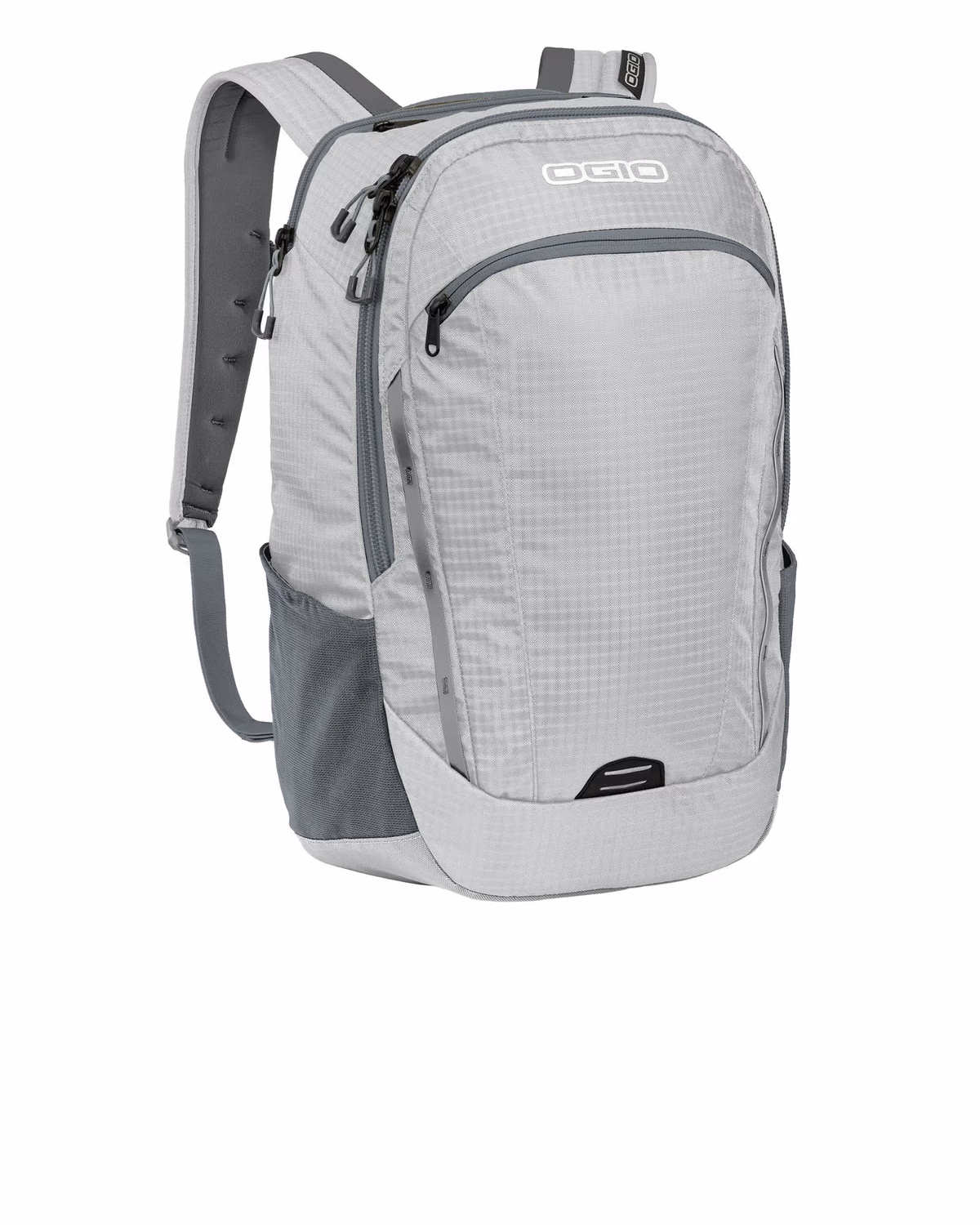 Custom OGIO Shuttle Pack - Harbor Grey/ Silver front