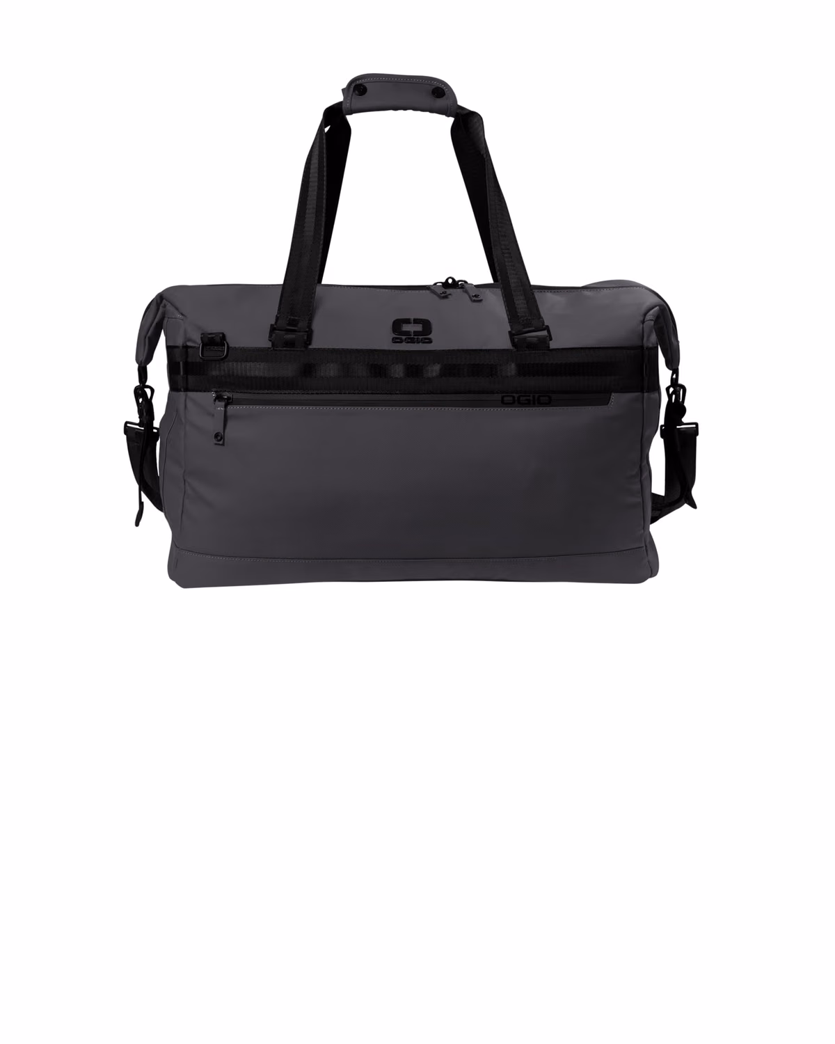 Custom OGIO Commuter Duffel - Tarmac Grey - flat front