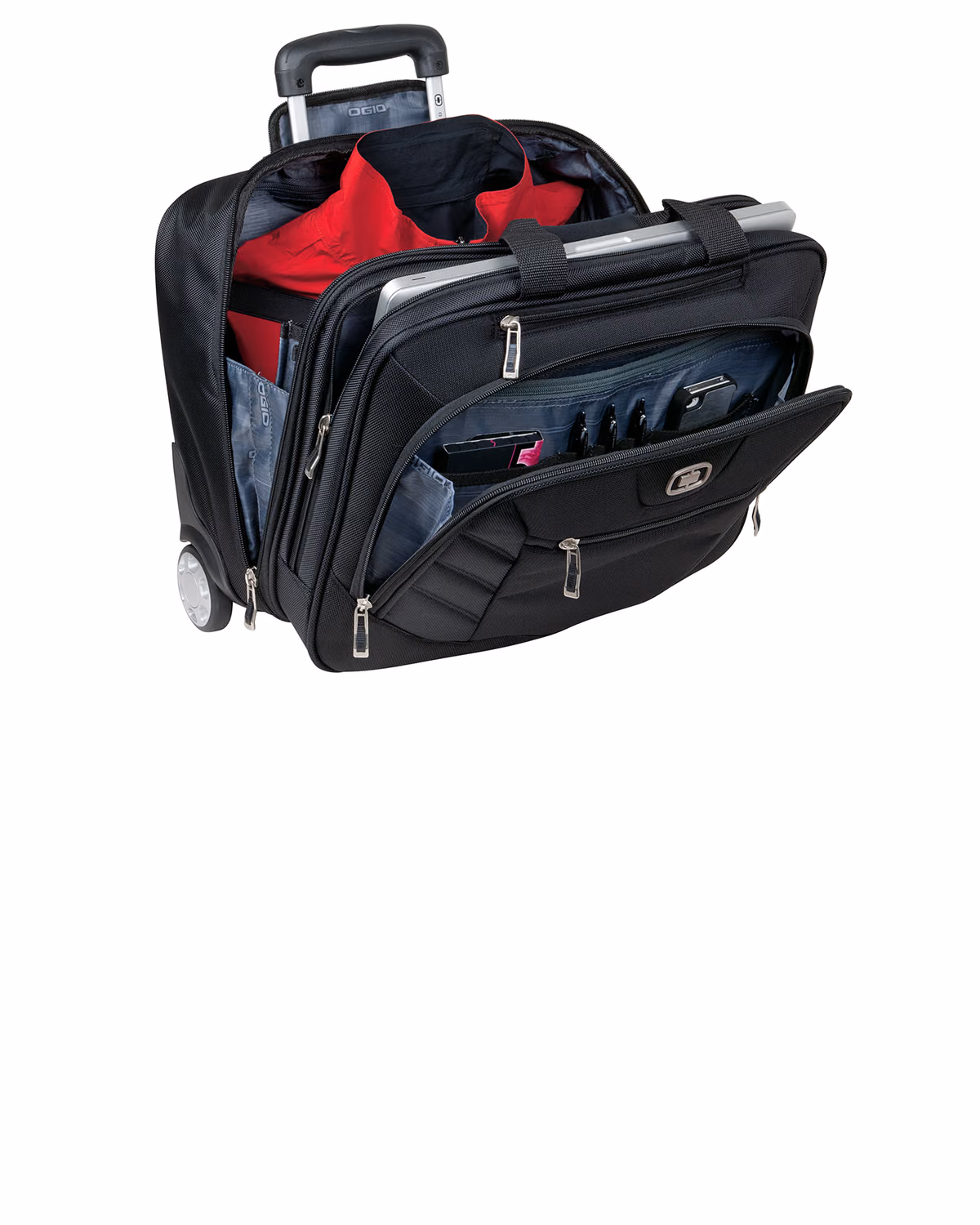 Custom OGIO Lucin Wheeled Briefcase - Black - other