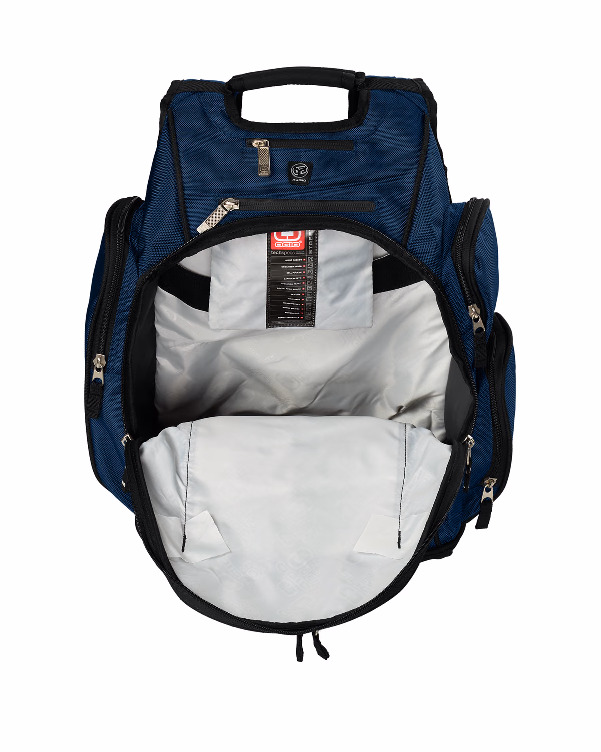 Custom OGIO Metro Pack - Indigo - detail