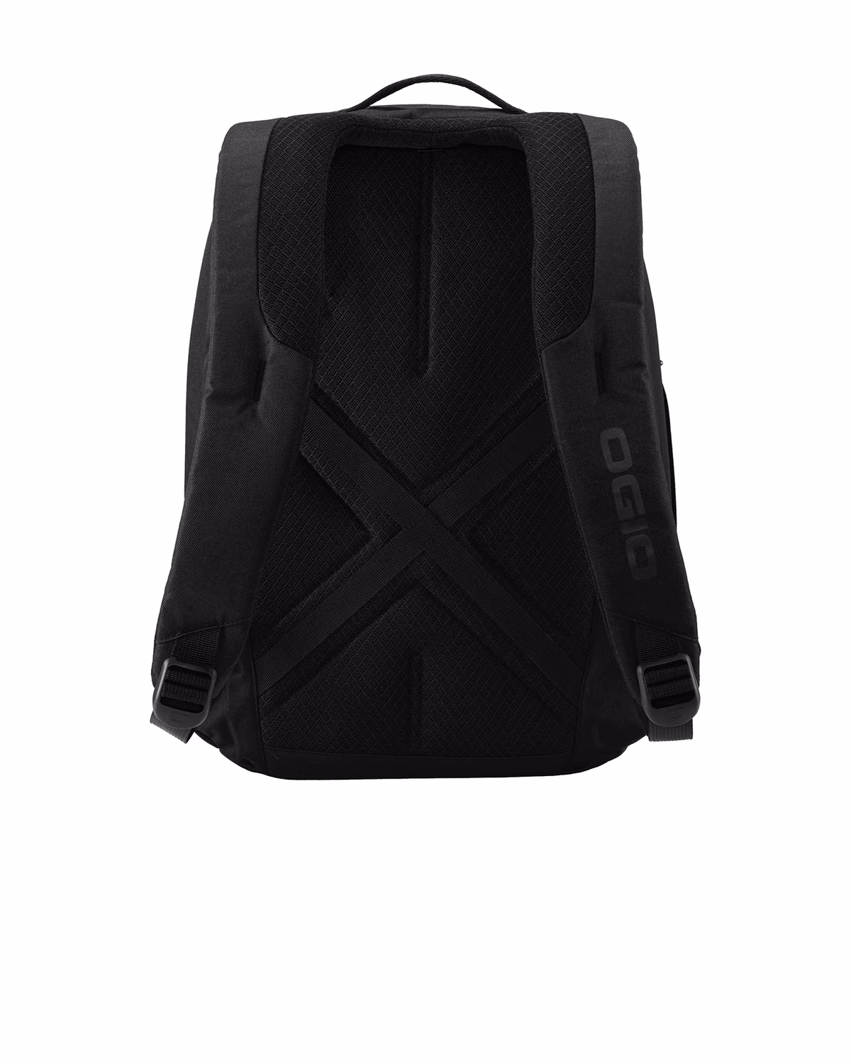 Custom OGIO Downtown Pack - Black - flat back