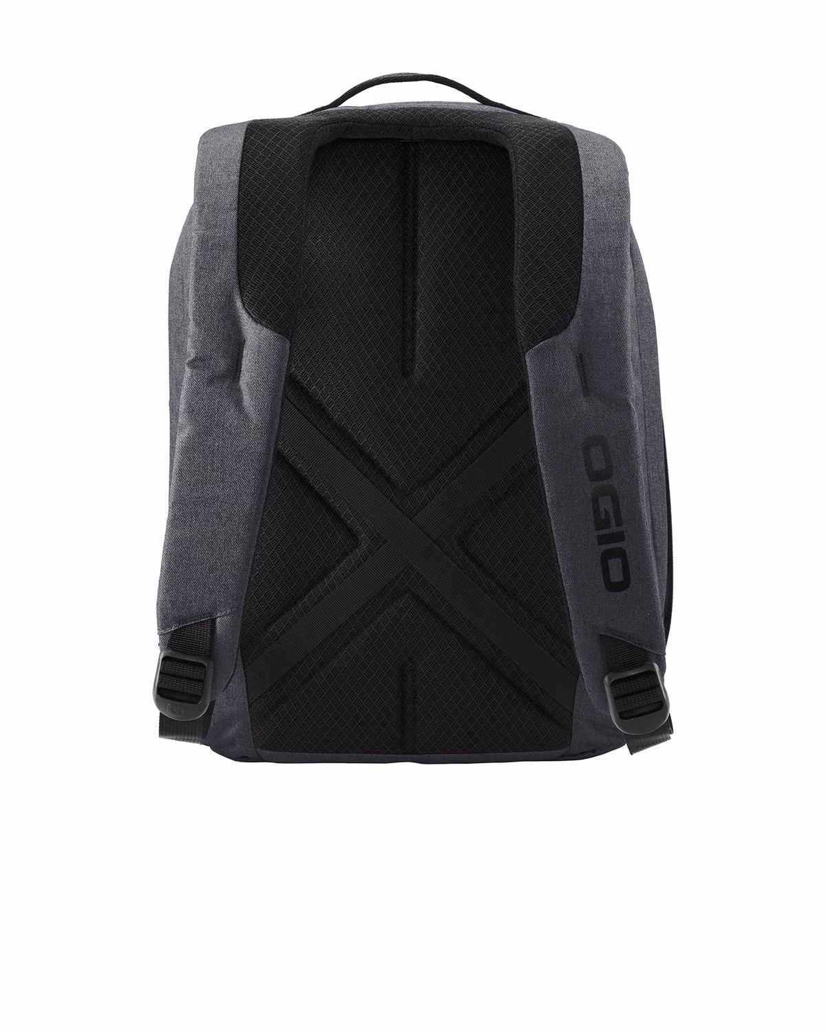 Custom OGIO Downtown Pack - Tarmac Heather - flat back