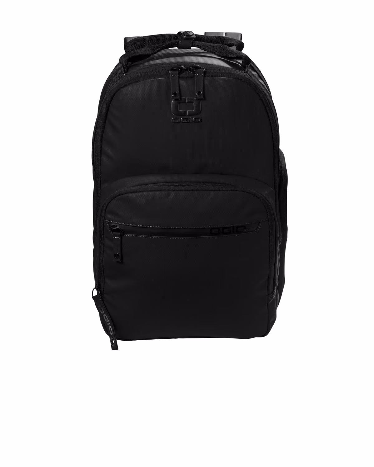 Custom OGIO Commuter Transfer Pack - Blacktop flat front