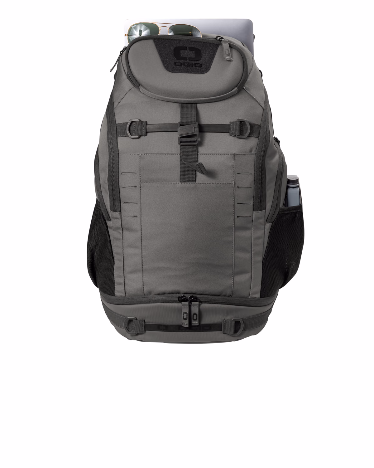 Custom OGIO Utilitarian Pack - Rogue Grey - flat front