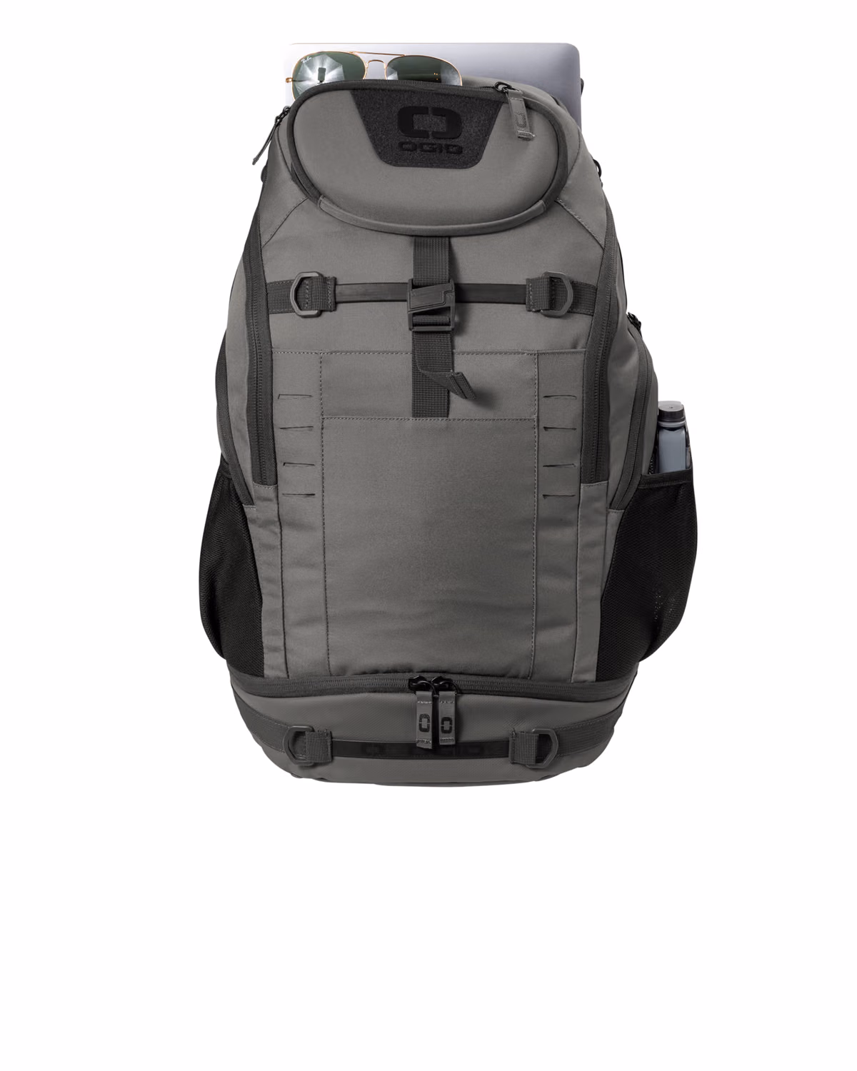 Custom OGIO Utilitarian Pack - Rogue Grey - flat front