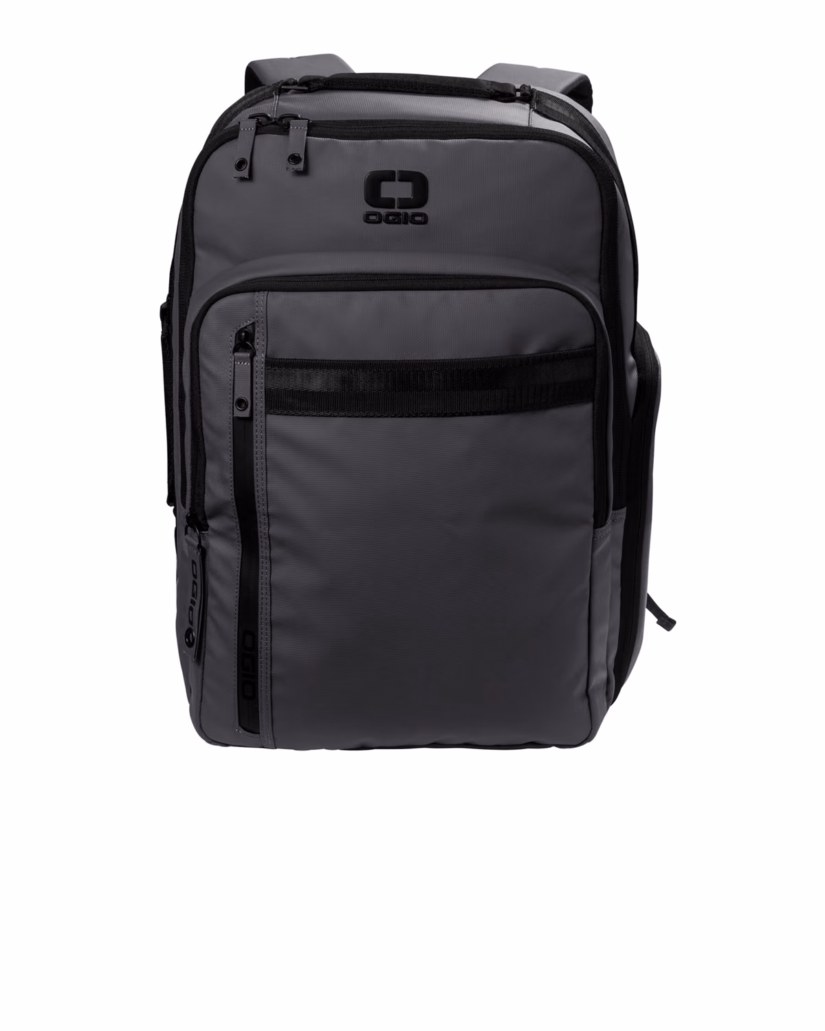 Custom OGIO Commuter XL Pack - Tarmac Grey - flat front