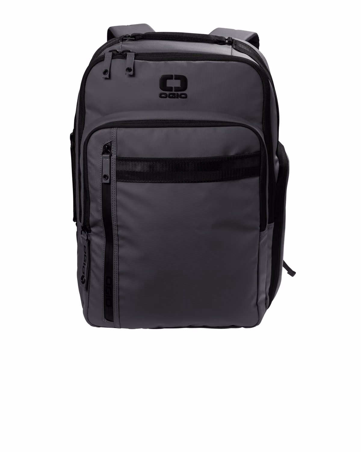 Custom OGIO Commuter XL Pack - Tarmac Grey - flat front