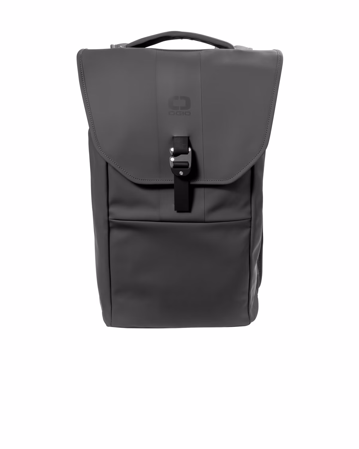 Custom OGIO Resistant Rolltop Pack - Tarmac Grey flat front