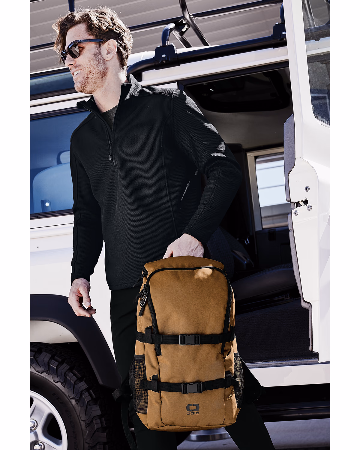 Custom OGIO Street Pack - Force Blue - lifestyle