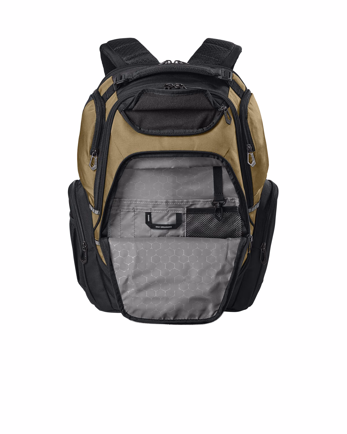 Custom OGIO Kinetic Pack - Command Khaki - detail