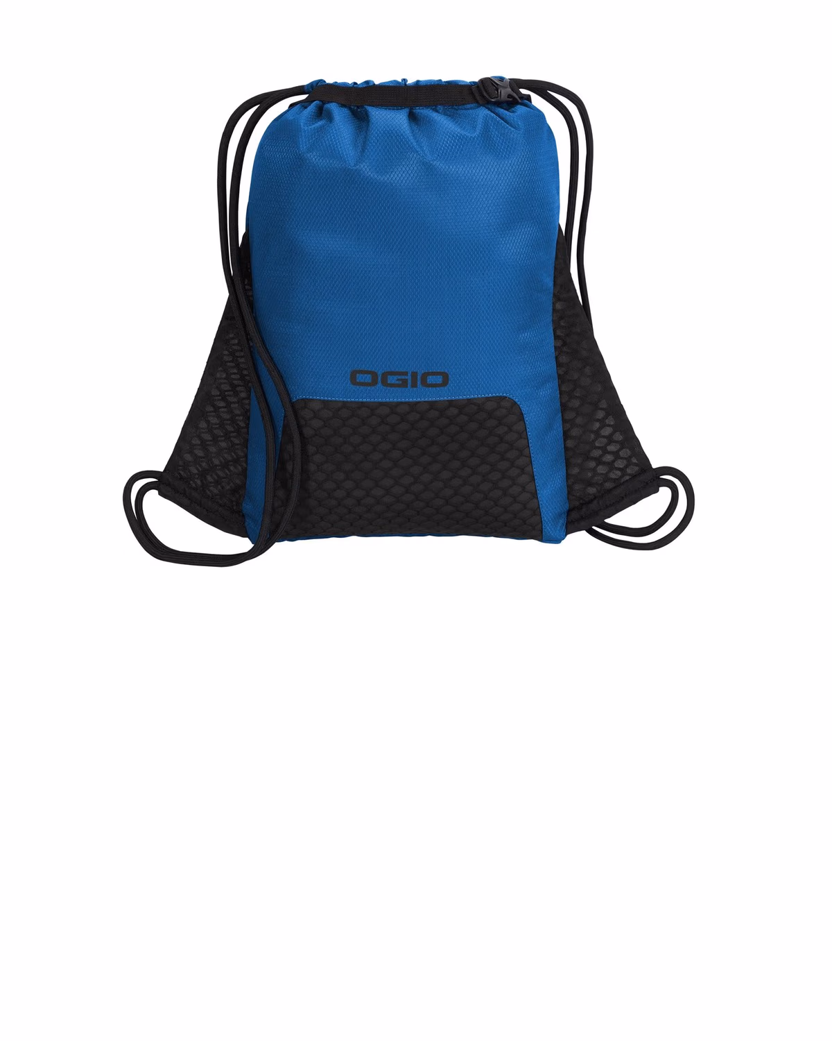 Custom OGIO Boundary Cinch Pack - Cobalt Blue flat back