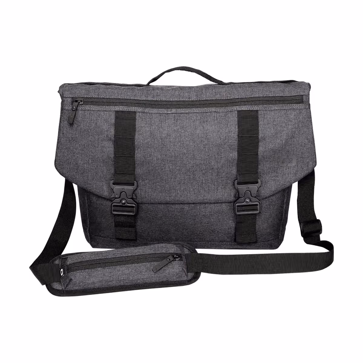 Custom OGIO Command Messenger - Tarmac Grey Heather front