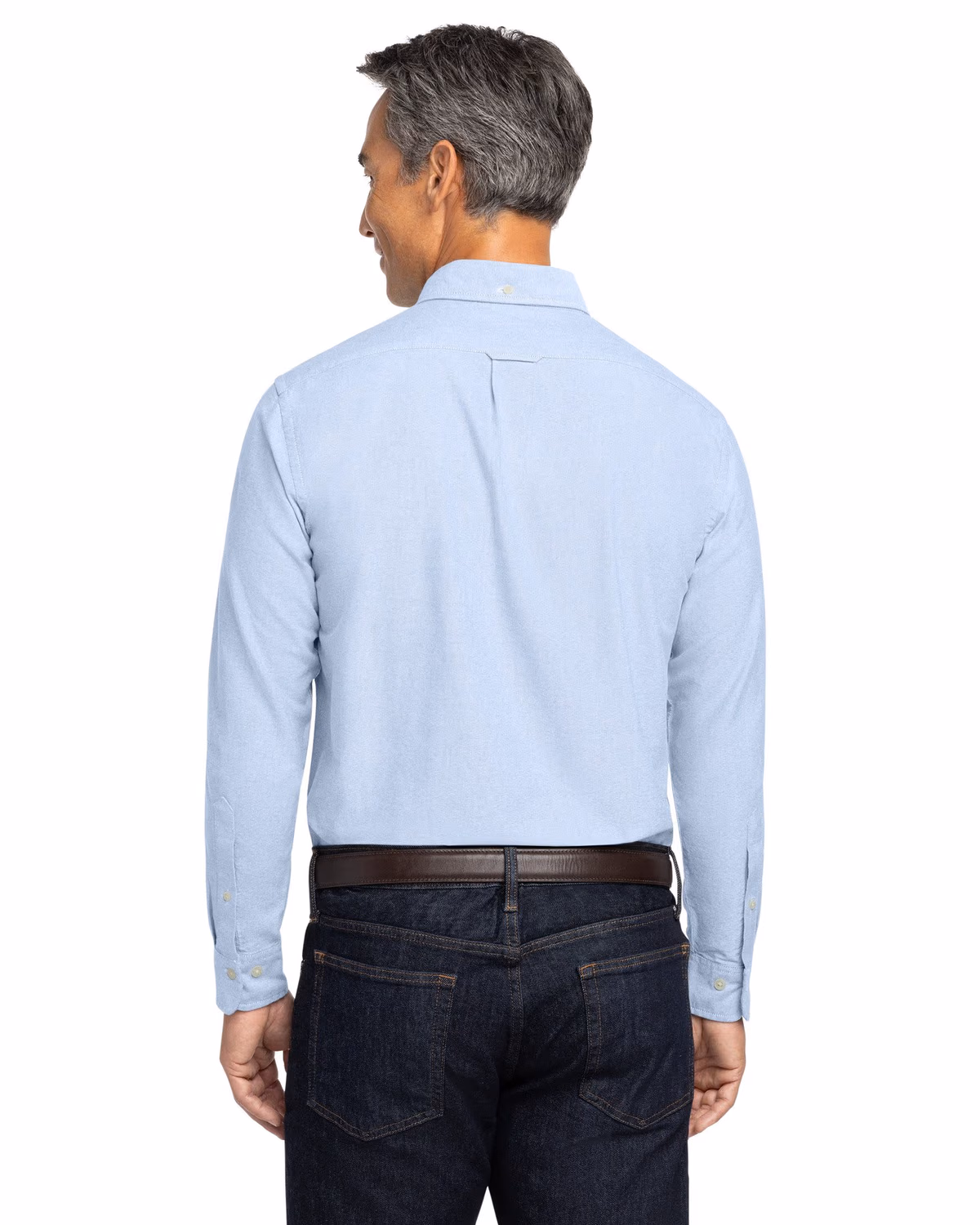 Custom Brooks Brothers Casual Oxford Cloth Shirt - Newport Blue back