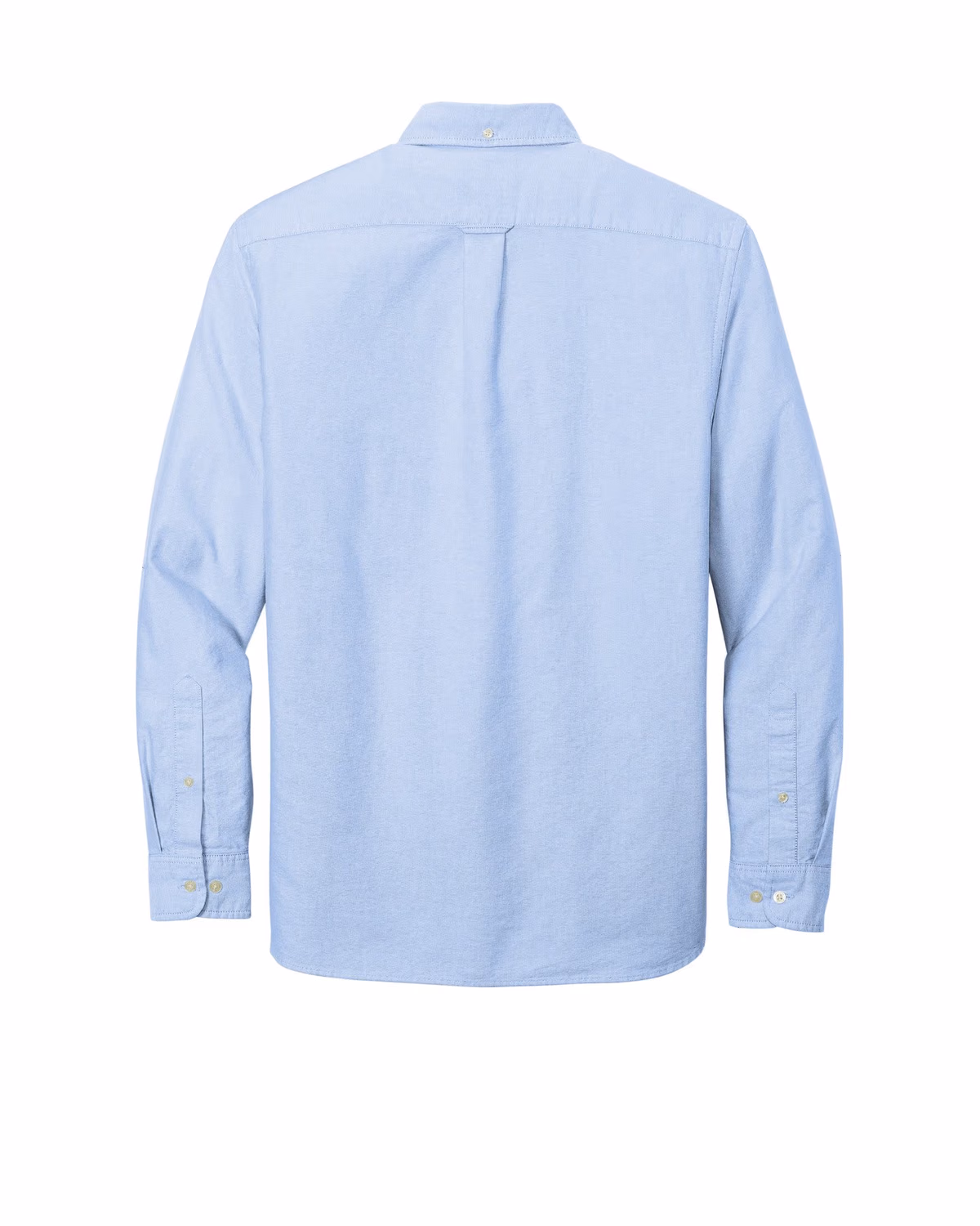 Custom Brooks Brothers Casual Oxford Cloth Shirt - Newport Blue flat back