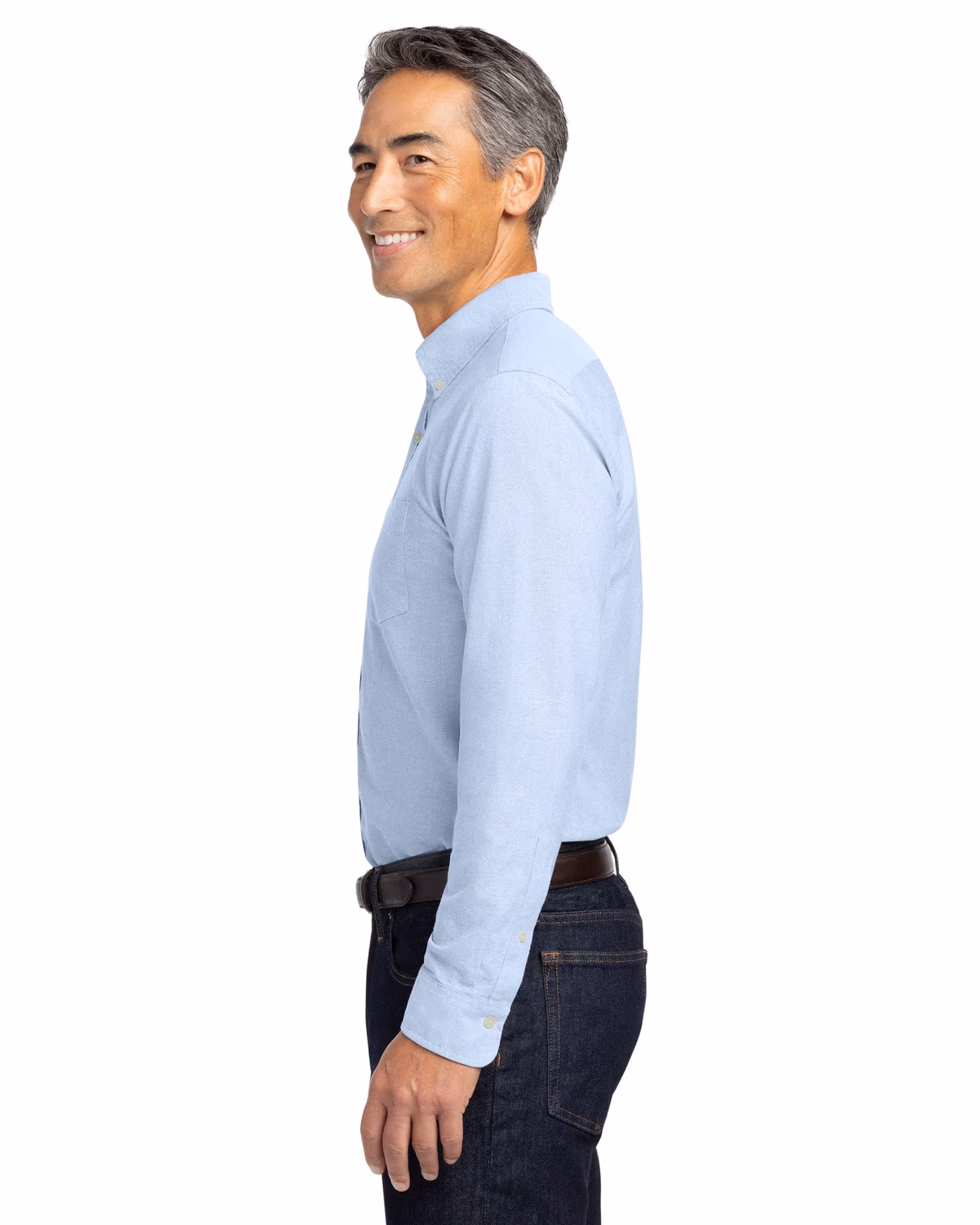Custom Brooks Brothers Casual Oxford Cloth Shirt - Newport Blue side