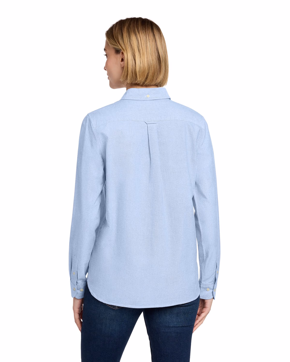 Custom Brooks Brothers Women’s Casual Oxford Cloth Shirt - Newport Blue back
