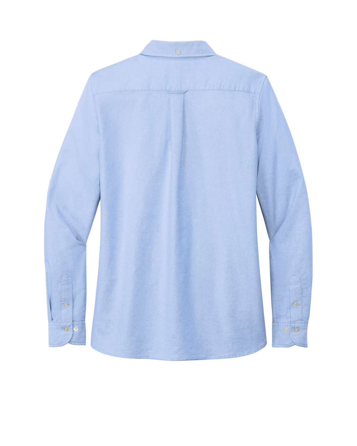 Custom Brooks Brothers Women’s Casual Oxford Cloth Shirt - Newport Blue flat back