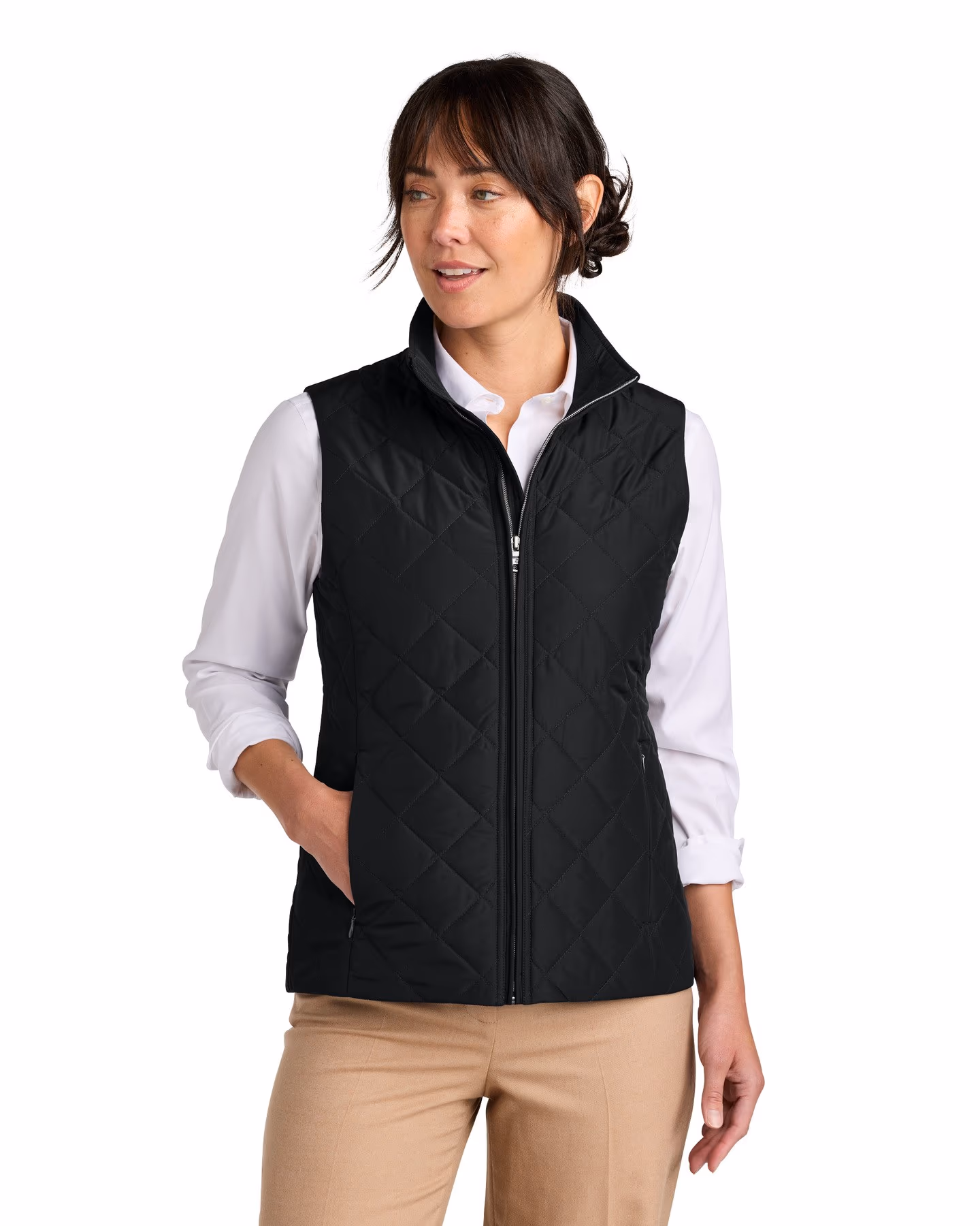 Custom Brooks Brothers Women’s Quilted Vest
