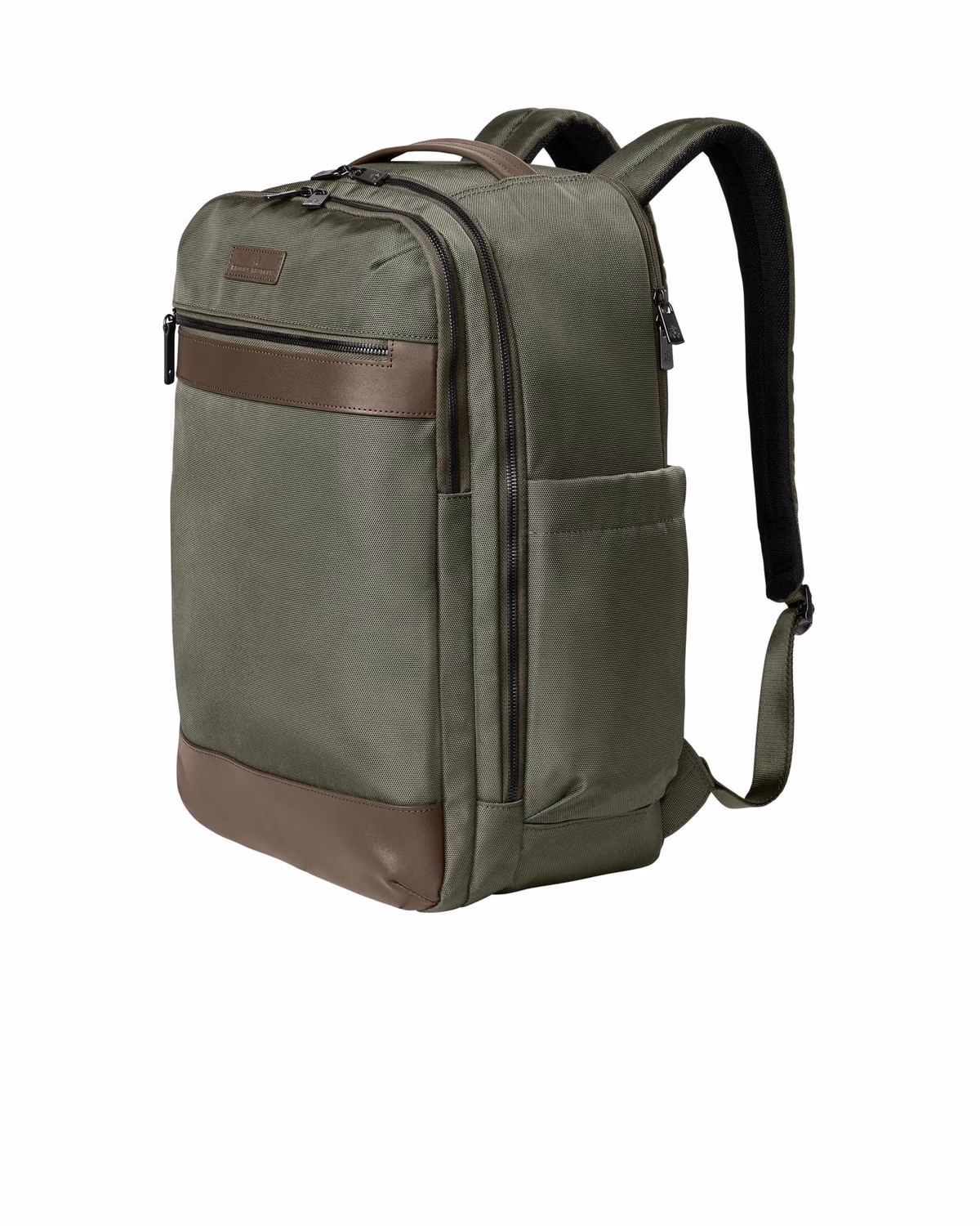 Custom Brooks Brothers Oxford Backpack - Noble Green side