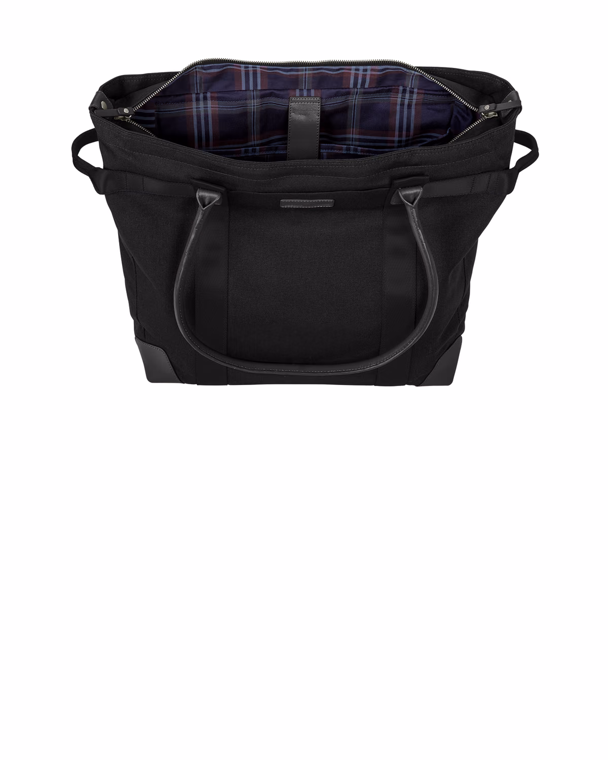 Custom Brooks Brothers<sup>®</sup> Wells Laptop Tote - Black - other