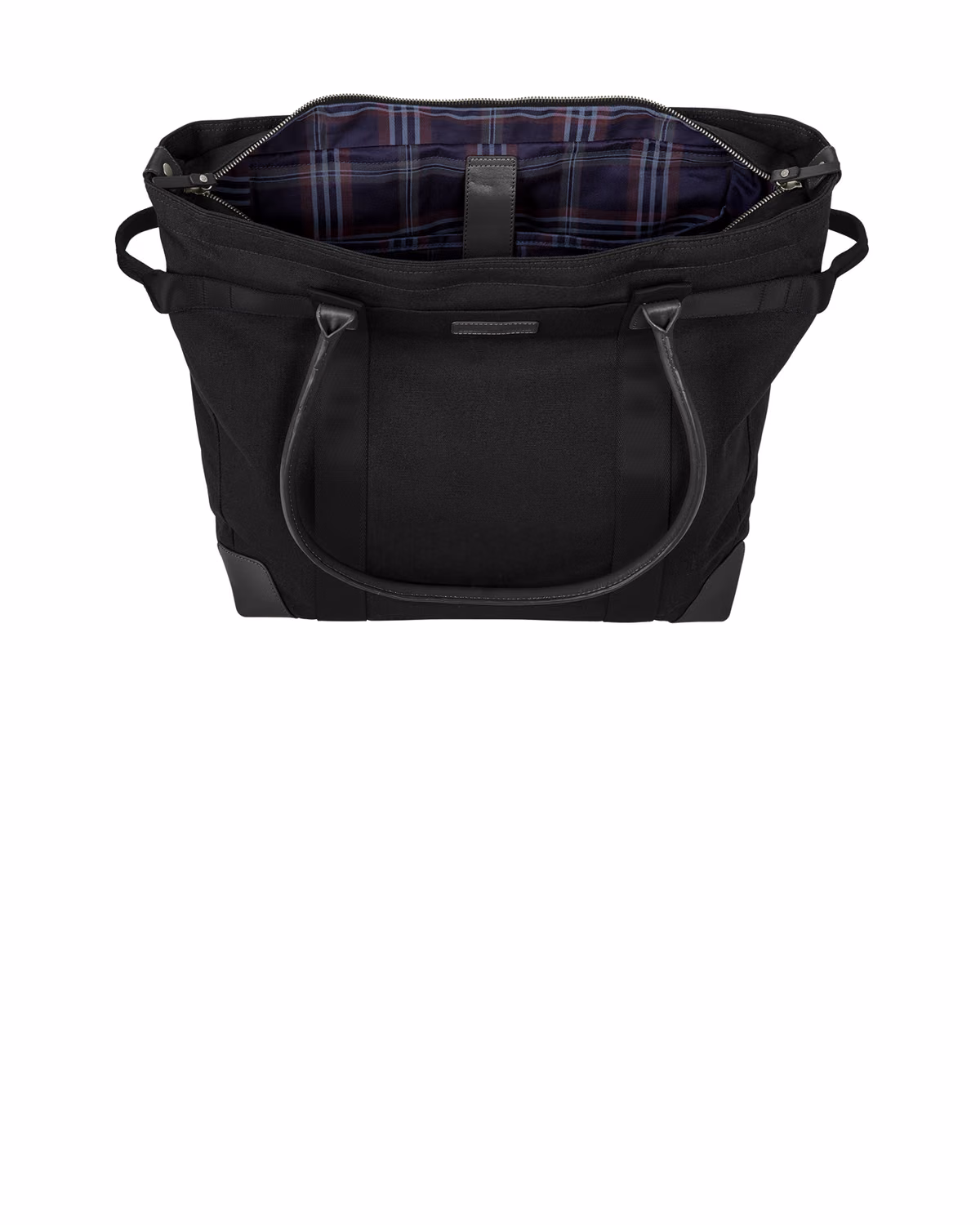 Custom Brooks Brothers<sup>®</sup> Wells Laptop Tote - Black - other