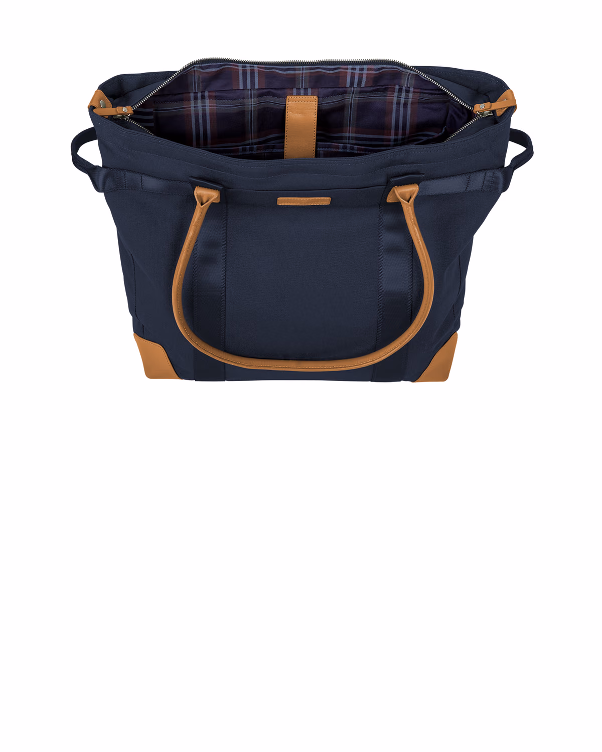 Custom Brooks Brothers<sup>®</sup> Wells Laptop Tote - Navy Blazer - other