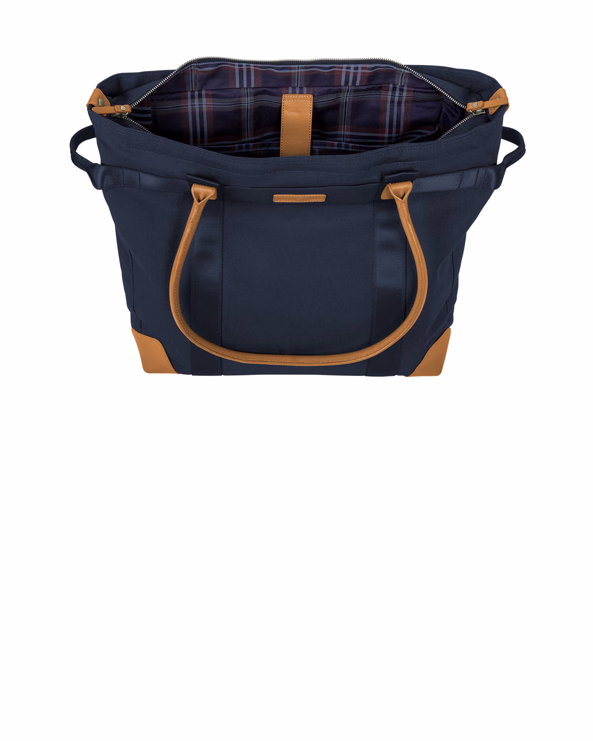 Custom Brooks Brothers<sup>®</sup> Wells Laptop Tote - Navy Blazer - other