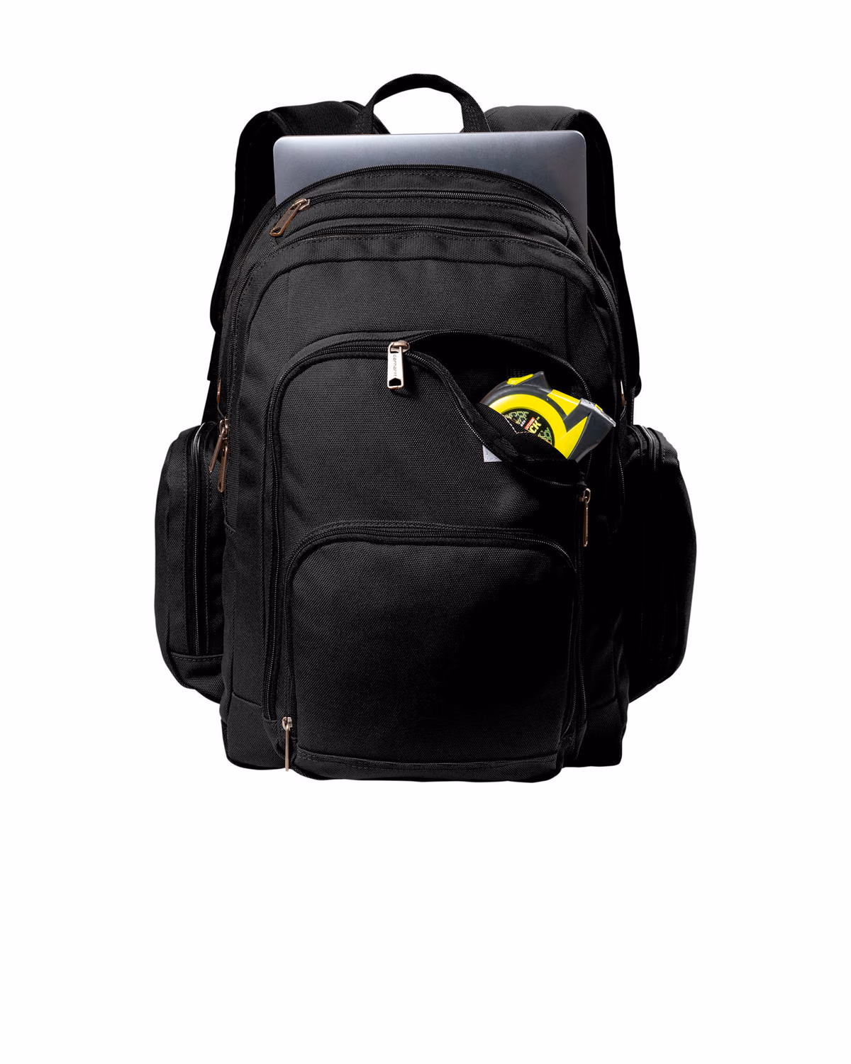 Custom Carhartt Foundry Series Pro Backpack - Black - flat front