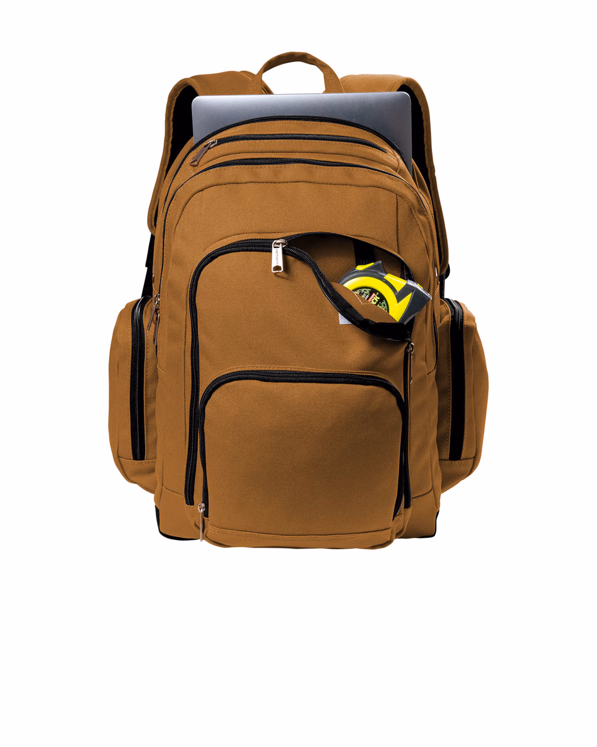 Custom Carhartt Foundry Series Pro Backpack - Carhartt Brown - flat front