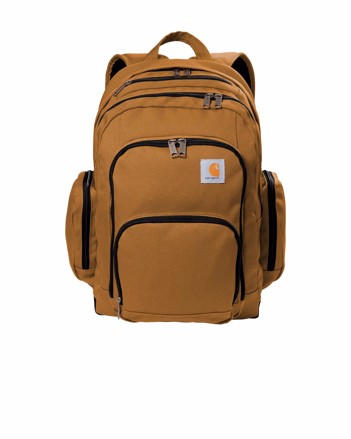 Custom Carhartt Foundry Series Pro Backpack - Carhartt Brown - flat front