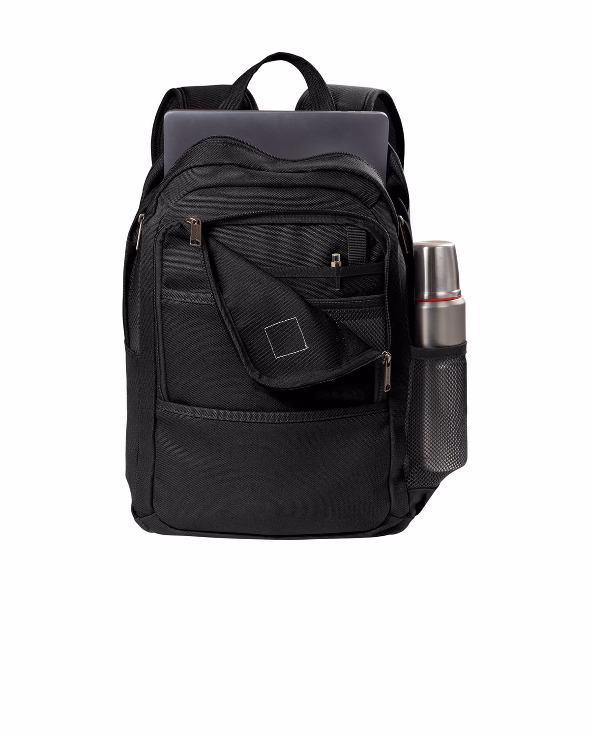 Custom Carhartt Foundry Series Backpack - Black - flat front