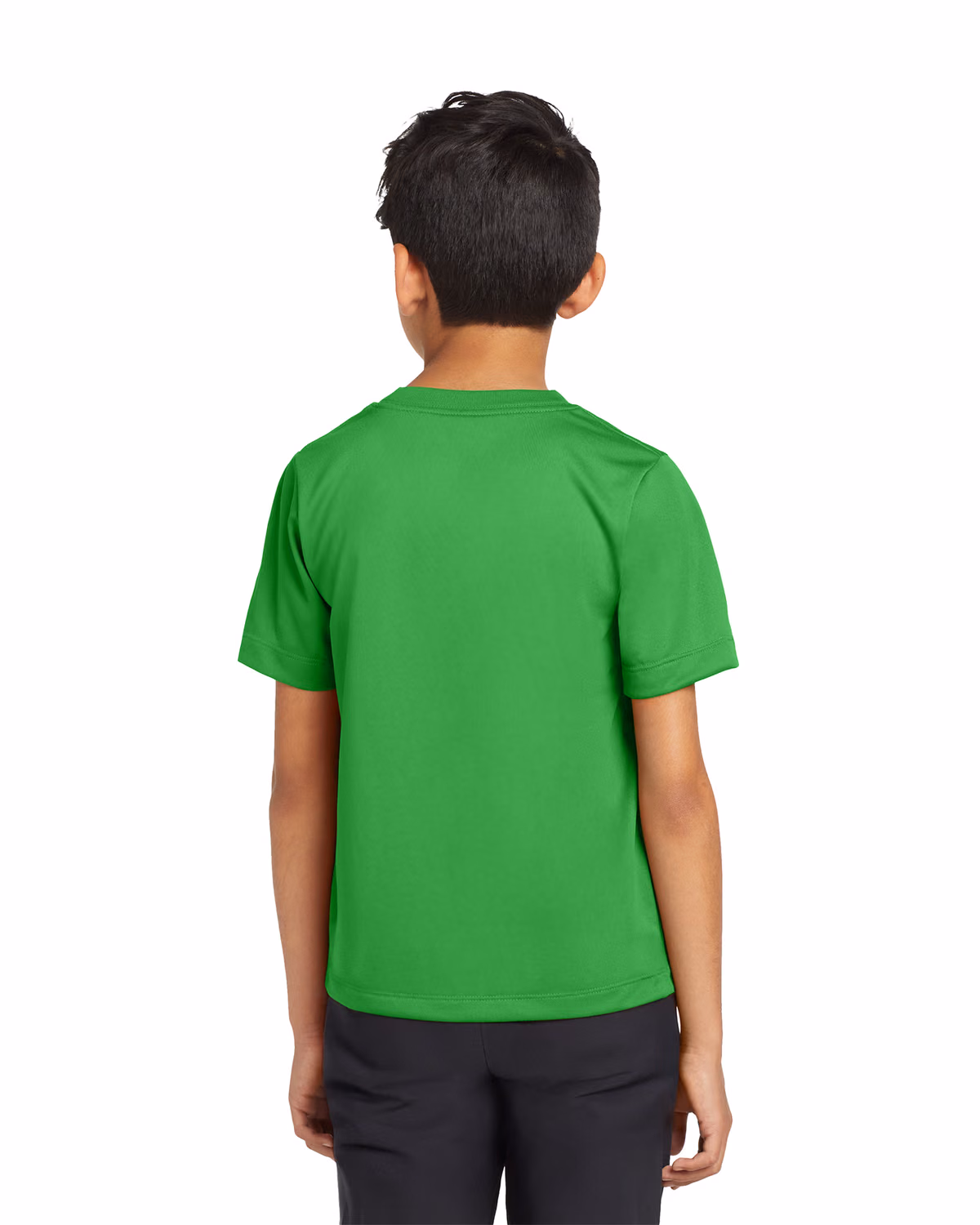 Custom Nike Youth Team rLegend Tee, Apple Green, back view