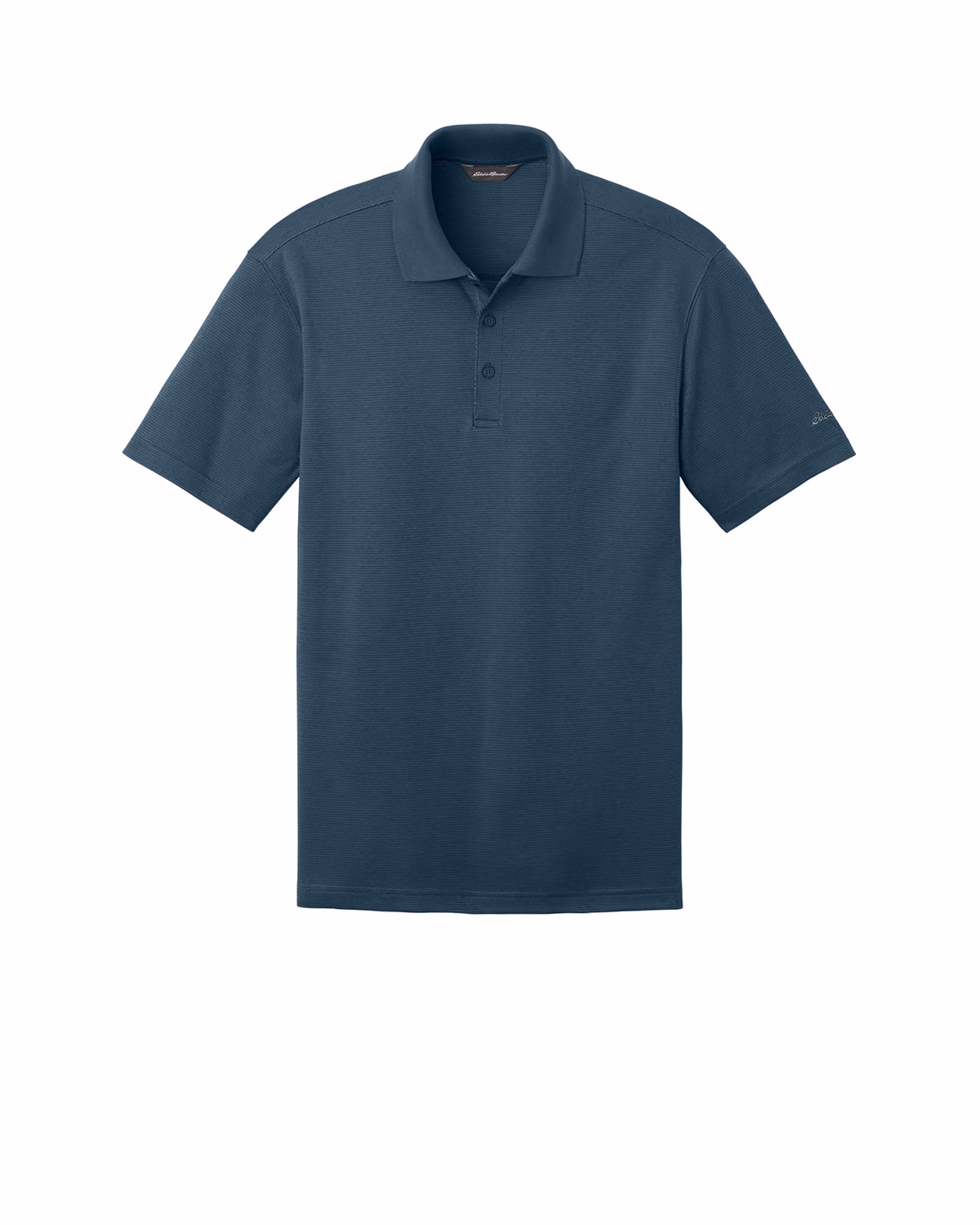 Custom Eddie Bauer Performance Polo, Coast Blue, front view