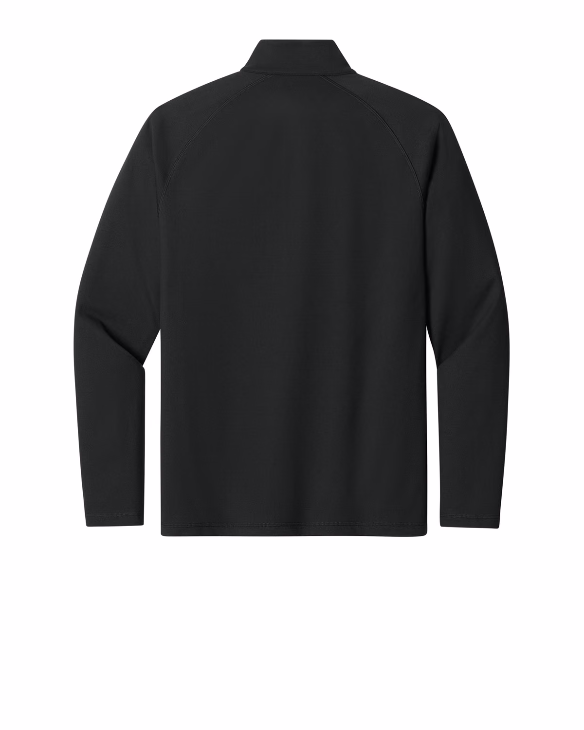 Custom Eddie Bauer Adventurer 1/4-Zip, Deep Black, back view