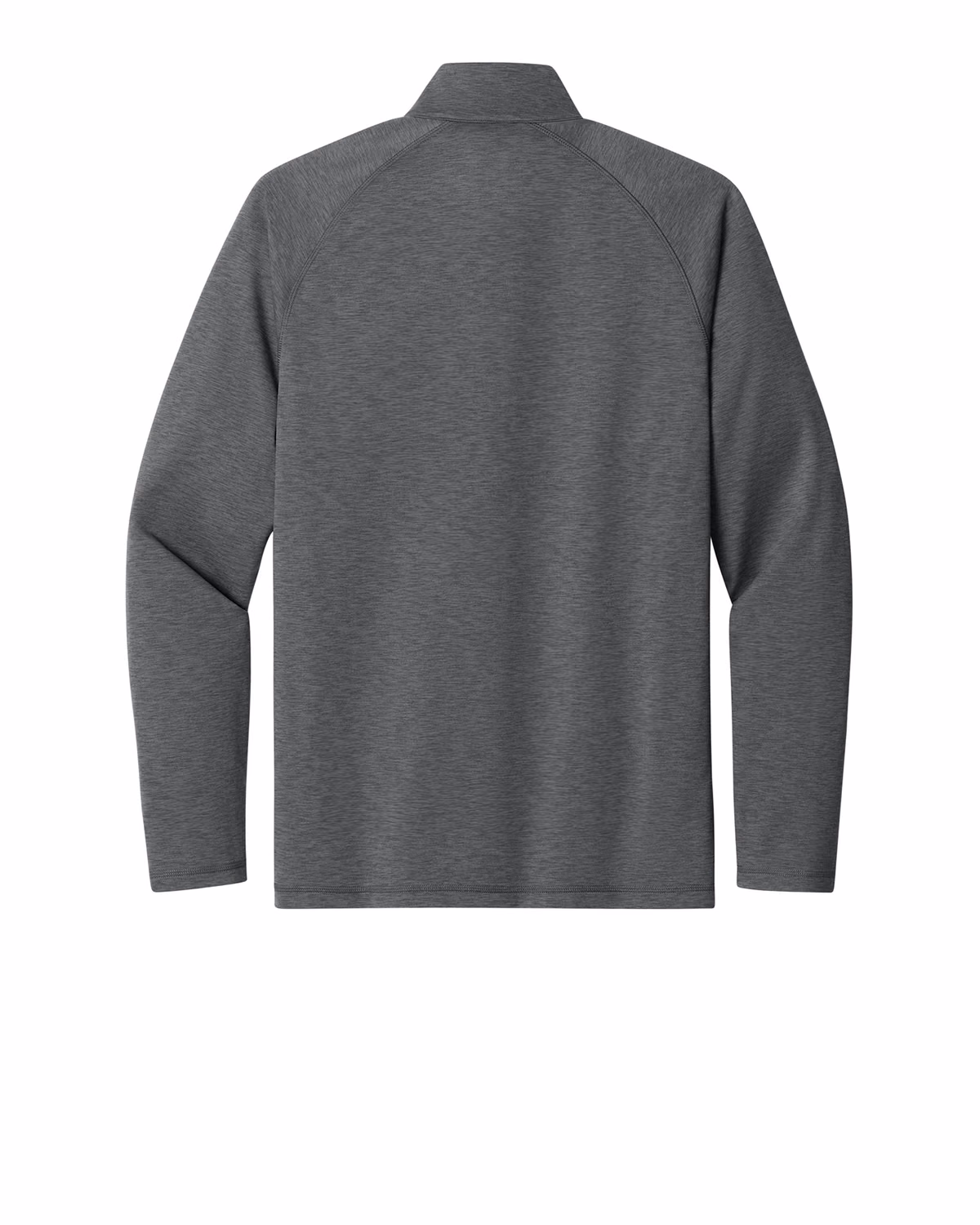 Custom Eddie Bauer Adventurer 1/4-Zip, Metal Grey Heather, back view