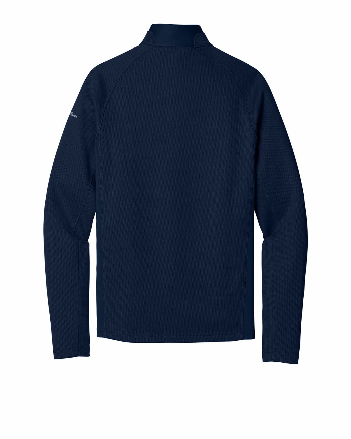 Custom Eddie Bauer 1/2-Zip Performance Fleece, River Blue Navy, back view