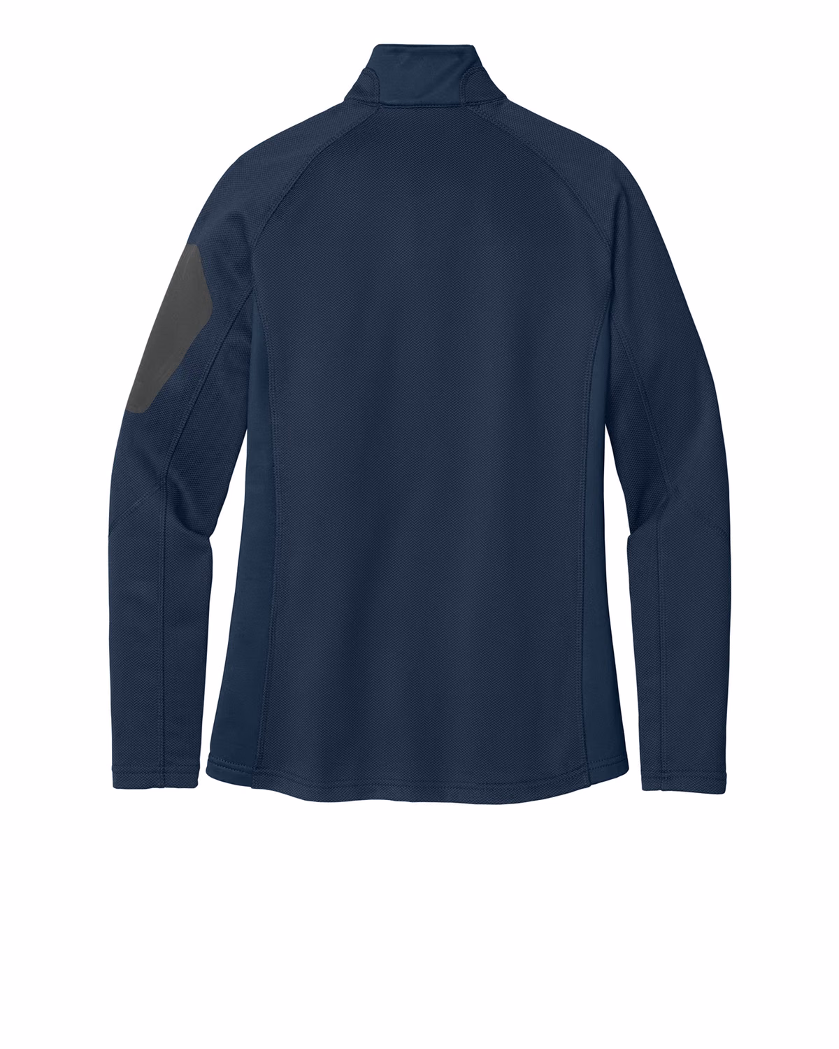 Custom Eddie Bauer Women's 1/2-Zip Performance Fleece, River Blue Navy, back view