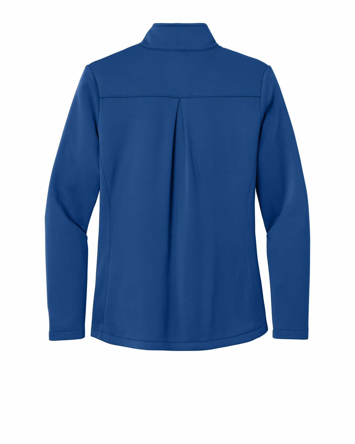 Custom Eddie Bauer Women’s Smooth Mid Layer Fleece 1/2-Zip, Cobalt Blue, back view